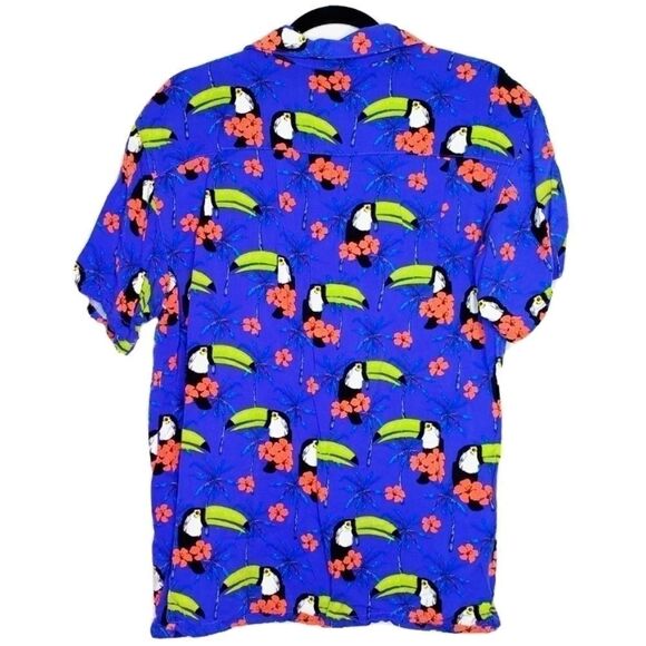 TRUNKS SURF & SWIM CO. BUTTON UP SHIRT - BLUE - Picture 2 of 5